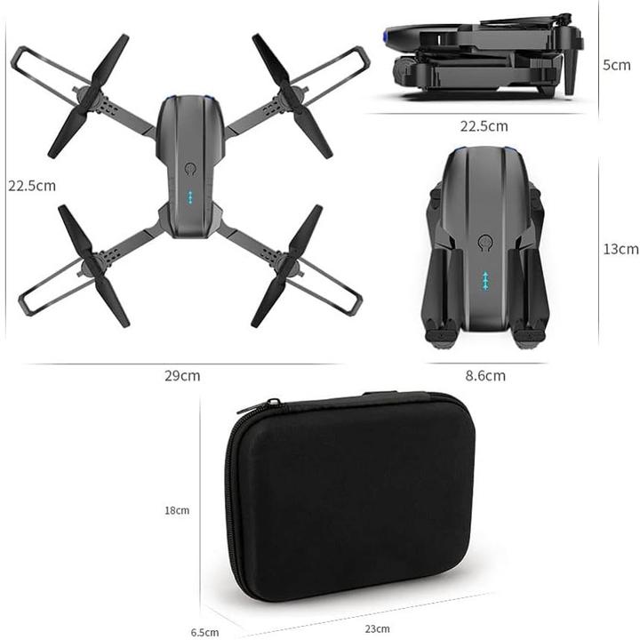 Image du produit Extralink E99 Pro drone | drone + 3 batteries + kit de sacoche | 1800mAh
