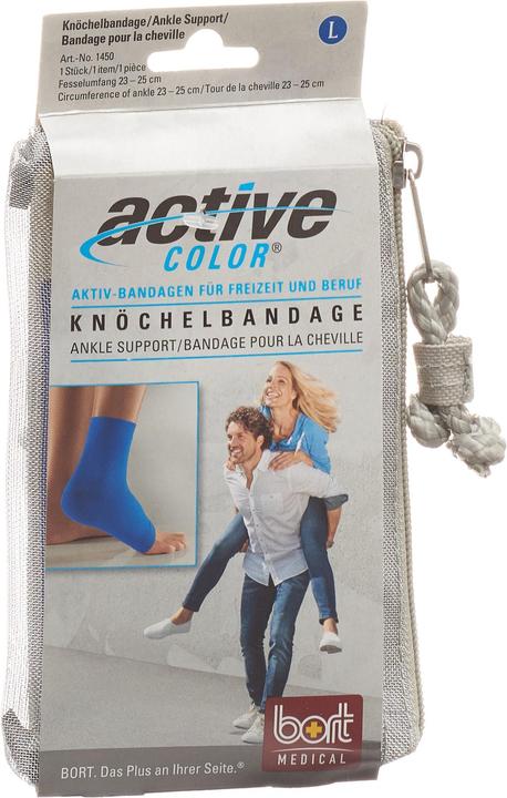 Produktbild Bort Medical ActiveColor Knöchelbandage M -23cm blau (M)