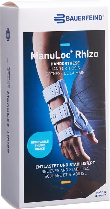 Image du produit ManuLoc Rhizo Orthèse stabilisatrice Gr0 gauche titane (1)