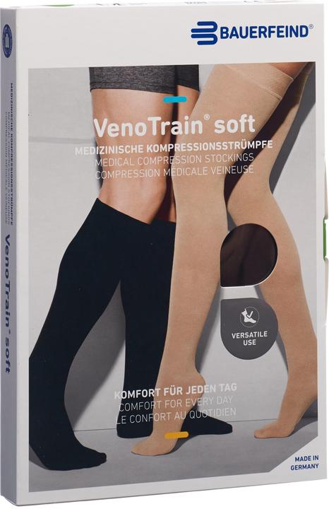 Produktbild Veno Train SOFT A-D KKL2 M plus/short geschlossene Fussspitze schwarz (M)