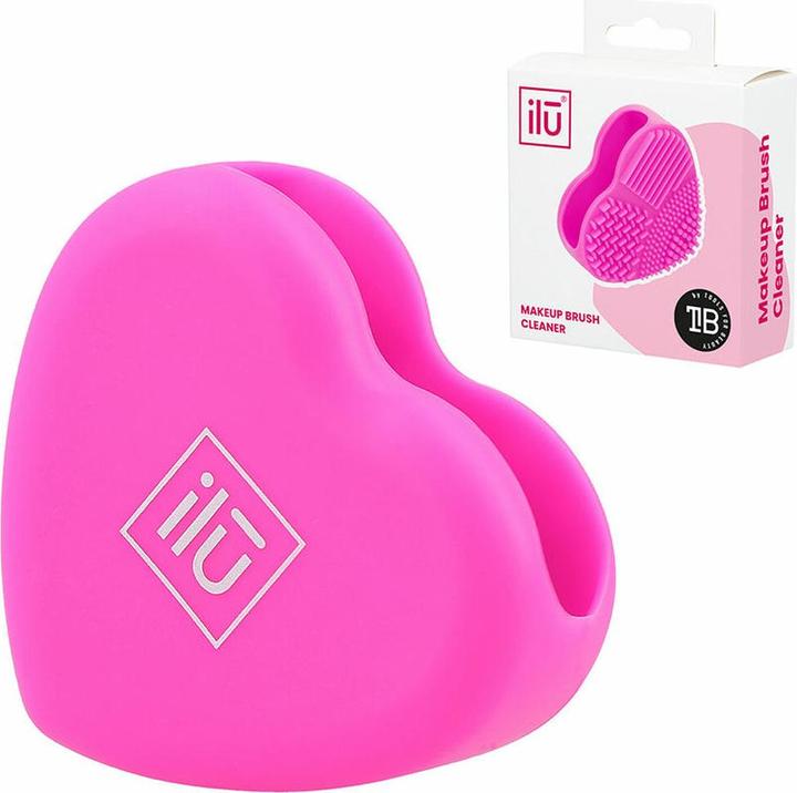 Immagine prodotto Tools for Beauty T4B ILU Pulitore di pennelli da trucco in silicone per la pulizia dei pennelli cosmetici - Rosa