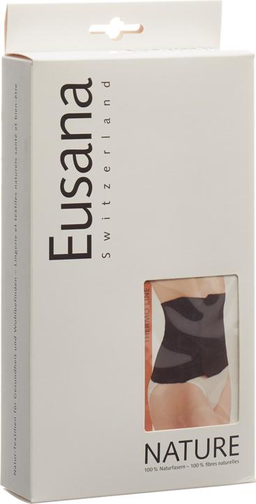Eusana Nierenwärmer Velcro S schwarz (S)