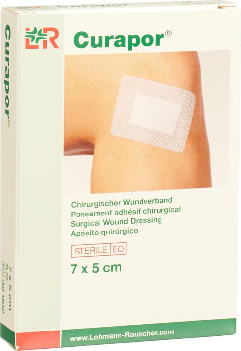 Produktbild Curapor Chirurgisch Wundverband 7x5cm steril (5 x)
