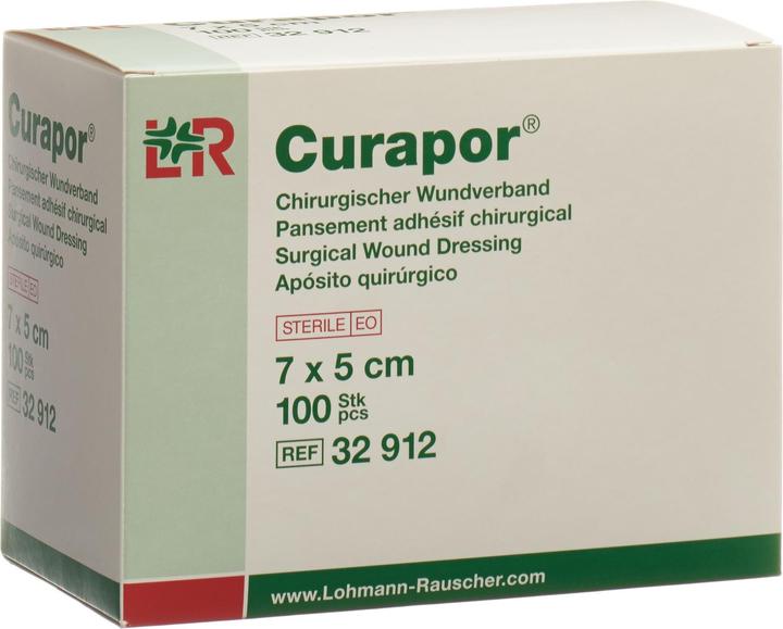 Curapor Chirurgisch Wundverband 7x5cm steril