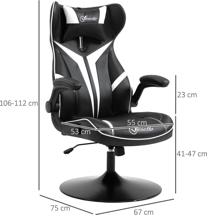 Actual product image Vinsetto Gaming chair