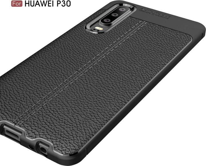 Produktbild Screenguard Huawei P30 Hülle Leather Design TPU Cover (Huawei P30)