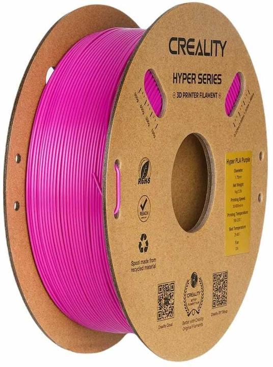 Creality Hyper 1.75mm PLA Filament d'Impression 3D 1kg (PLA, 1.75 mm, 1000 g, Rose)