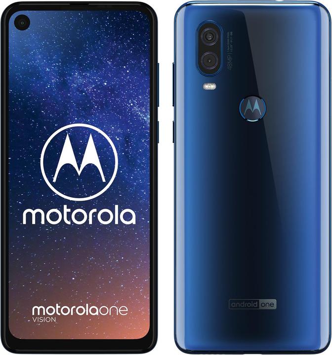 Motorola One Vision (128 GB, Sapphire gradient, 6.30", Hybrid Dual SIM, 48 Mpx, 4G)