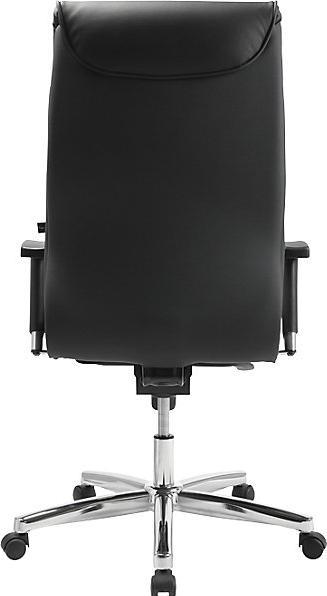 Actual product image Topstar Executive chair PRIME TIME 100, PT19TA80 black leather, chrome frame