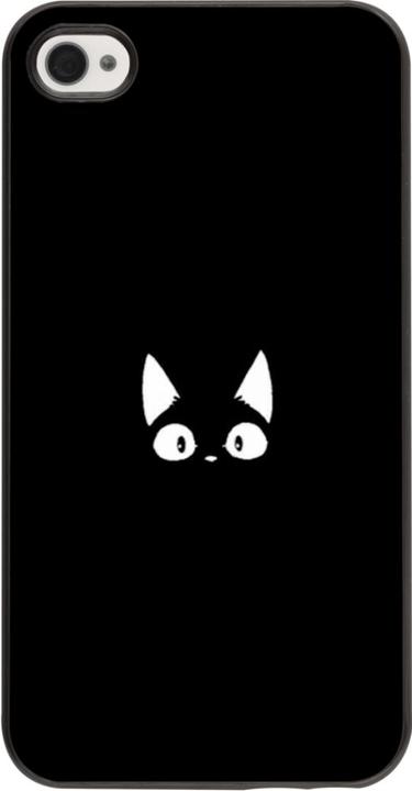 Actual product image PhoneLook Cover Funny cat on black (Apple iPhone 4)