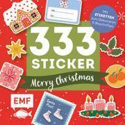 Immagine prodotto 333 Sticker - Merry Christmas: Geschenk-Etiketten und Aufkleber mit beschreibbarer Oberfläche