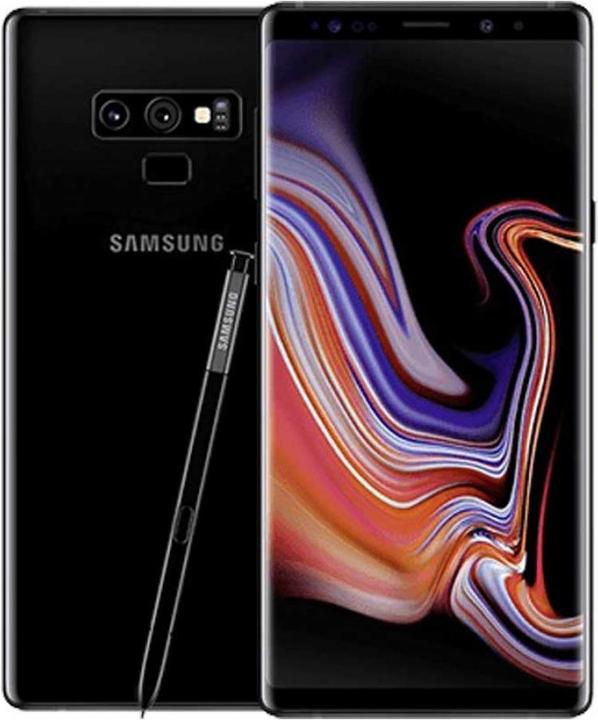 Actual product image Samsung Galaxy Note9 (128 GB, Midnight Black, 6.40", Hybrid Dual SIM, 12 Mpx, 4G)