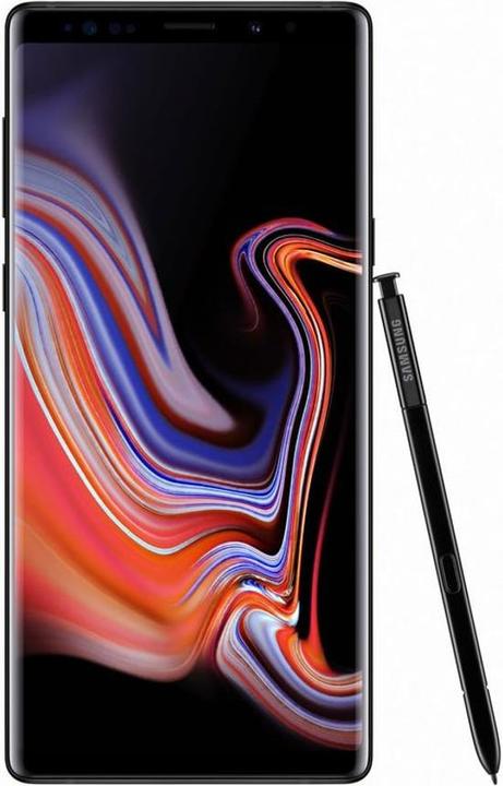 Actual product image Samsung Galaxy Note9 (128 GB, Midnight Black, 6.40", Hybrid Dual SIM, 12 Mpx, 4G)