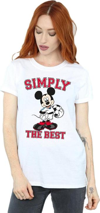 Immagine prodotto Disney Mickey Mouse Simply The Best Maglietta Ampia Donna (S)