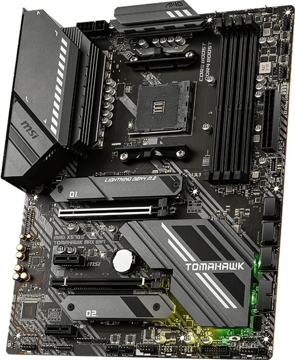 Actual product image MSI X570S Tomahawk Max Wifi (AM4, AMD X570, ATX)