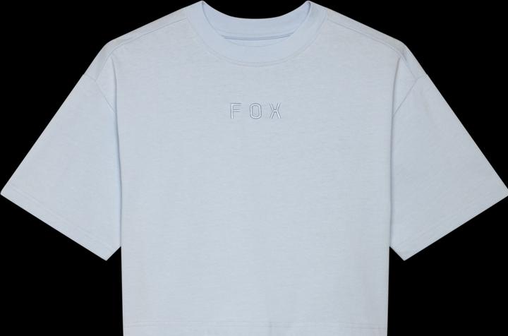 Fox W Wordmark Os Crop Tee
