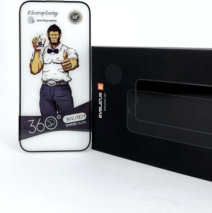 Produktbild Evelatus iPhone 15 Pro Max 2.5D Full Cover Glass Anti-Static Light (1 Stück, Apple iPhone 15 Pro Max)