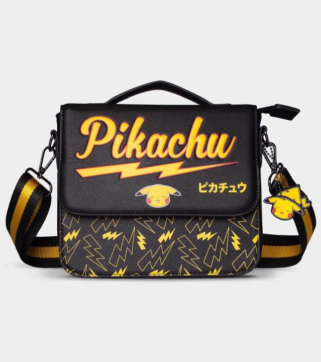 Actual product image Difuzed Pokemon sac à bandoulière en cuir PU portable Pikachu