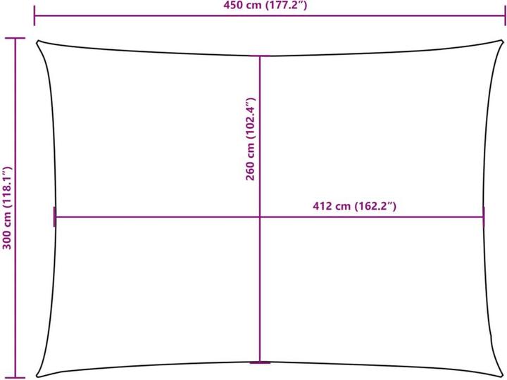 Actual product image VidaXL Awning (300 x 450 cm)