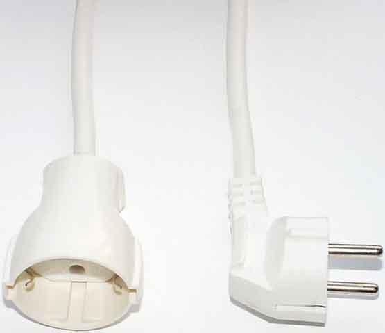 Actual product image E+P SV 32 1AC outlet(s) 3m Black Extension Cable (3 m)