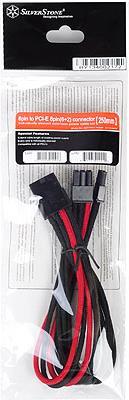 Produktbild Silverstone PCIe-8-Pin zu PCIe-6+2-Pin Kabel