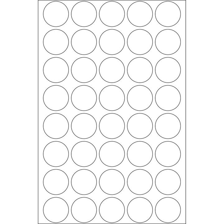 Actual product image HERMA Verschlussetiketten
