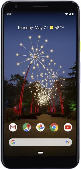 Produktbild Google Pixel 3a (64 GB, Clearly White, 5.60", Single SIM, 12.20 Mpx, 4G)
