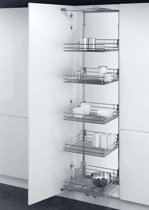 Actual product image Vauth-Sagel VS Tal Gate basket cabinet pull-out incl. sapphire baskets, height 1200-1600mm, KB 600