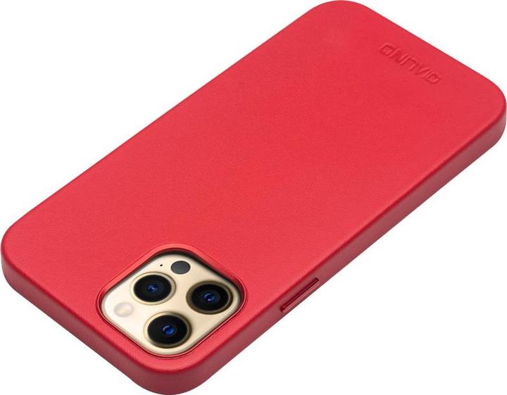 Immagine prodotto QiAlino Coque cuir véritable (compatibile MagSafe) (Apple iPhone 12 Pro Max)