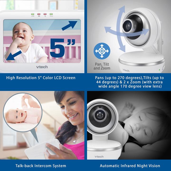 Immagine prodotto VTech VM5261 (Video e audio, 300 m)