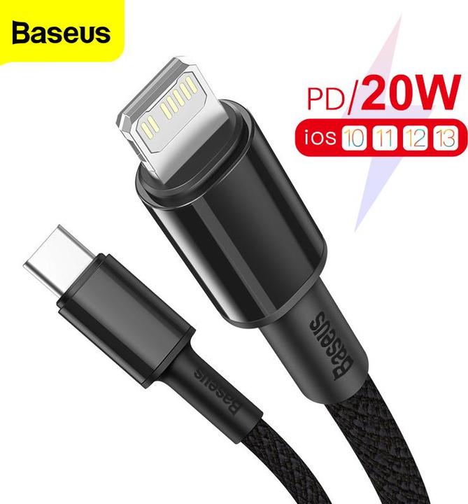 Immagine prodotto Baseus USB C – Lightning (1 m, USB 3.2 Gen 1)