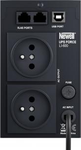 Actual product image Newell Force LI-600 USV unterbrechungsfreie Stromversorgung (360 VA, 600 W)