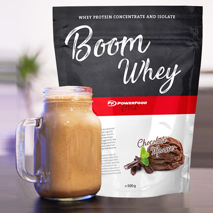 Immagine prodotto PowerFood One Siero di latte Boom (Cioccolato e nocciole, 1 pz., 500 g)