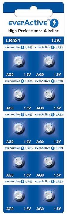 Produktbild Everactive LR521 (LR63) - 10 Knopfzellen (10 Stk., SR63, 8 mAh)