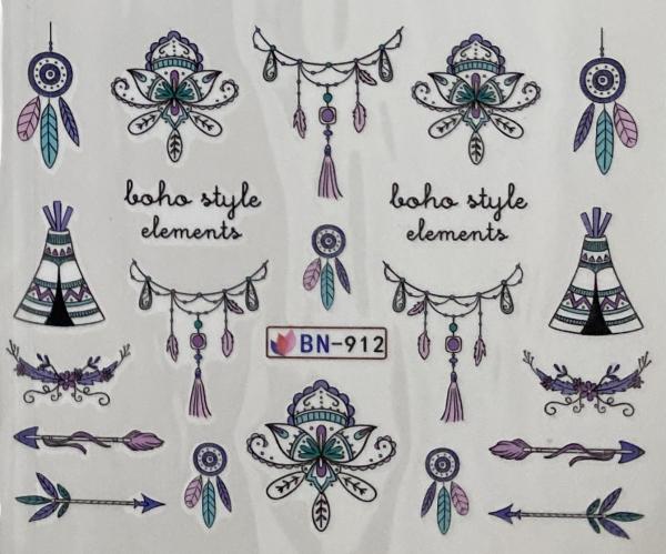 Nagellack24 Nail Art Sticker Wassertransfer 912 (Nagellacktrockner)