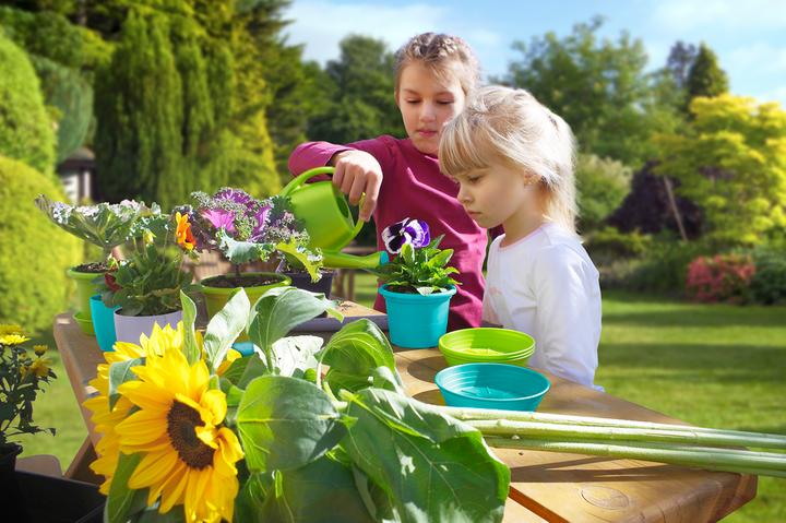 Actual product image Gardenico Kids large garden set with garden tools and pots for children