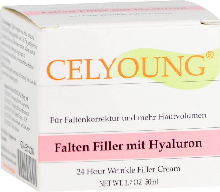 Produktbild Celyoung Falten Filler mit Hyaluron Creme, 50 ml Creme (50 ml, 24h Creme)