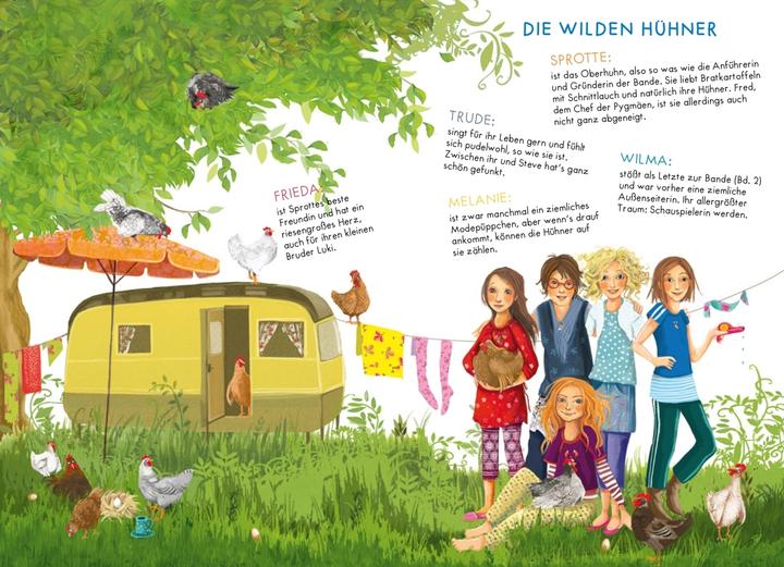 Actual product image Die Wilden Hühner und das Glück der Erde (German, Cornelia Funke, 2019)