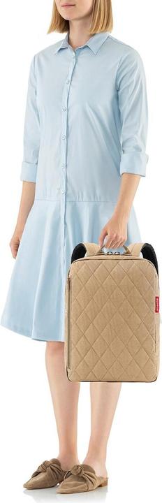 Actual product image reisenthel Backpack Classic backpack M Rhombus Ginger (13 l)