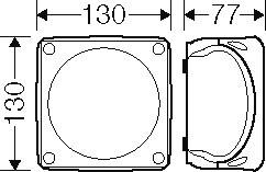 Produktbild Hensel Abzweigkasten (B x H) 130 mm x