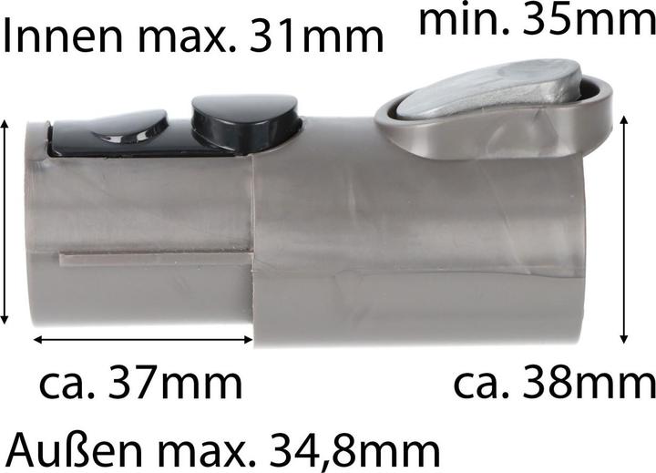 Actual product image AccuCell Vacuum cleaner adapter suitable for Dyson 968235-01