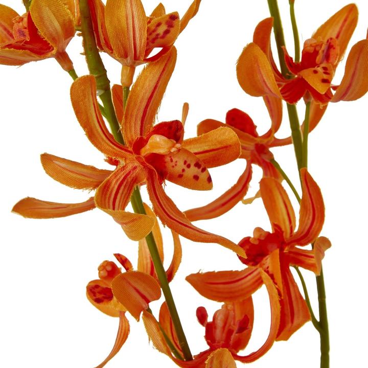 Actual product image Hill Interiors Cymbidium Spray Artificial Flower (95 cm)
