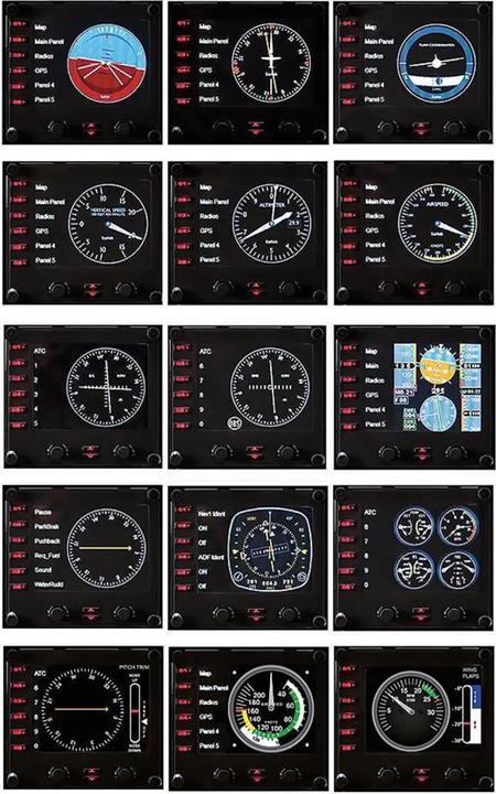 Actual product image Logitech G Saitek Pro Flight Instrument Panel (PC)