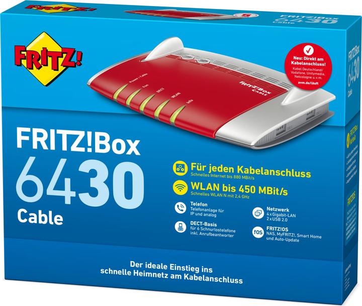 Produktbild AVM FRITZ!Box 6430 Cable