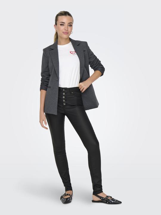 Produktbild Only ONLBlush HW Button beschichtet Skinny Fit Jeans Hose (XXS)