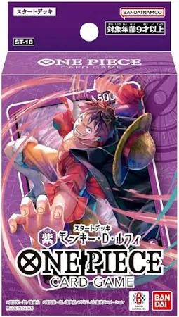 Image du produit One Piece Starter Deck Purple Monkey.D.Luffy - ST-18 - Card Game - JPN (Japonais, Pont)