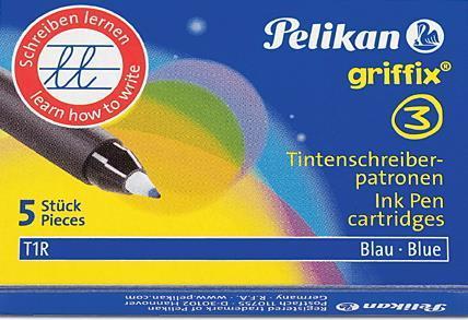 Produktbild Pelikan Rollerpatronen Griffix (Gelmine, Blau, 1 mm)