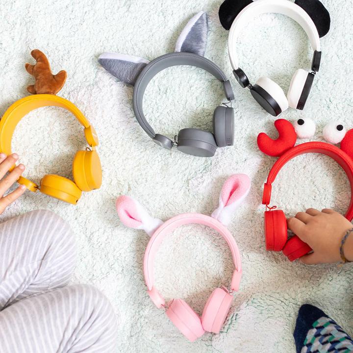 Image du produit Kidywolf Casque avec câble & oreilles de loup détachables