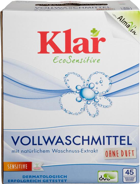 Produktbild Klar Vollwaschmittel (45 Waschgänge, Pulver)
