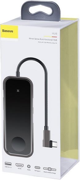 Produktbild Baseus Mirror Series Multifunktioneller HUB (USB-C, 6 Ports)